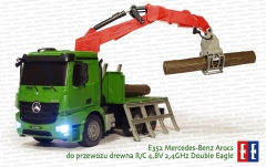 E352 Mercedes-Benz Arocs z HDS do przewozu drewna R/C 4,8V 2,4GHz Double Eagle