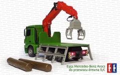E352 Mercedes-Benz Arocs z HDS do przewozu drewna R/C 4,8V 2,4GHz Double Eagle
