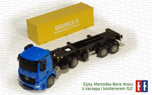 E564 Mercedes-Benz Arocs z naczepą i kontenerem R/C 4,8V 2,4GHz Double Eagle