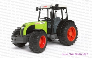 02110 BRUDER Ciągnik rolniczy Claas Nectis 267 F
