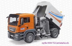 03780 BRUDER MAN TGS zamiatarka ulic