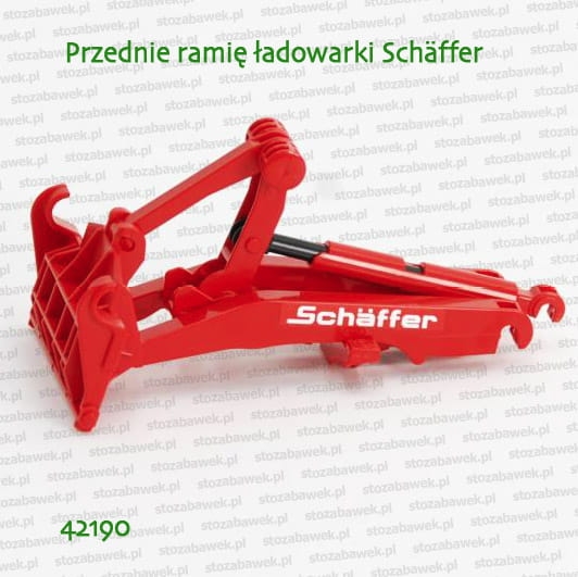 42190 BRUDER Przednie ramię do ładowarki Schäffer Hoflader 2630