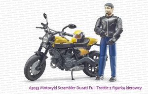 63053 BRUDER Motocykl Scrambler Ducati Full Throttle z kierowcą