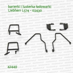 42449 BRUDER Barierki i lusterka ładowarki Liebherr L571 - 02430