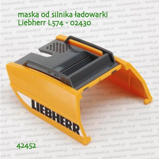 42452 BRUDER Maska od silnika ładowarki Liebherr L571 - 02430