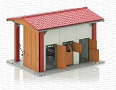 Bruder 62520 Stajnia bworld + figurka konia + figurka kobiety