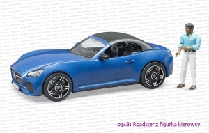 03481 BRUDER Samochód typu roadster z figurką kierowcy