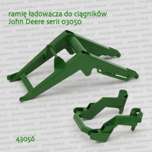 43056 BRUDER Ramię ładowacza do ciągników John Deere serii 03051 i 03151