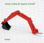 42443 BRUDER Ramię przednie z łyżką do koparki Schaeff 02432