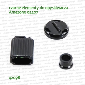 42098 BRUDER Czarne elementy do opryskiwacza Amazone 02207