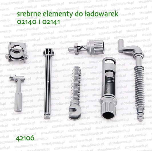 42106 BRUDER Elementy srebrne do ładowarek 02140 02141