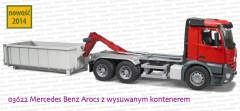 Bruder - 03622 Mercedes Benz Arocs z wysuwanym kontenerem