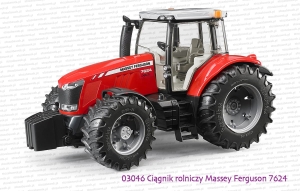 03046 BRUDER Ciągnik rolniczy Massey Ferguson 7624