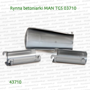43710 BRUDER Rynna betoniarek MAN 03710 i 02739