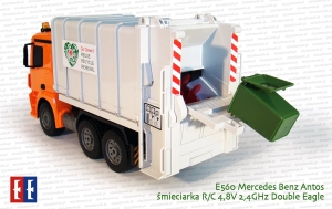 E560 Mercedes Benz Antos śmieciarka R/C 4,8V 2,4GHz Double Eagle