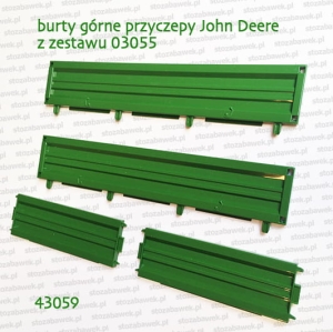 43059 BRUDER Burty górne przyczepy John Deere z zestawu 03055 i 03155