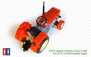 E357 Ciągnik rolniczy Ursus C-360 R/C 3,7V 2,4GHz Double Eagle