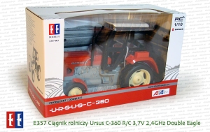 E357 Ciągnik rolniczy Ursus C-360 R/C 3,7V 2,4GHz Double Eagle