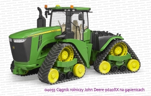 04055 BRUDER Ciągnik rolniczy na gąsienicach John Deere 9620RX