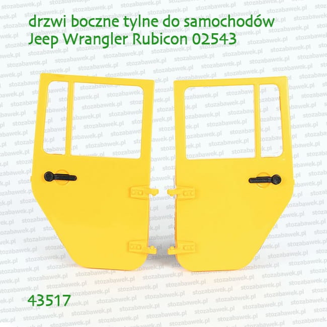 43517 BRUDER Drzwi tylne prawe i lewe do Jeepa Rubicona 02543