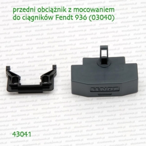 43041 BRUDER Obciążnik i mocowanie do ciągników Fendt 936 (serii 03040)