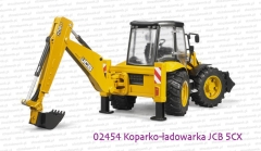 Bruder - 02454 Koparko-ładowarka kołowa JCB 5CX Eco