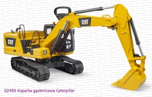 02483 BRUDER Koparka gąsienicowa Caterpillar