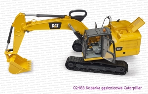 02483 BRUDER Koparka gąsienicowa Caterpillar
