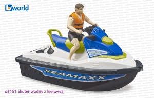 63151 Skuter wodny z figurką kierowcy