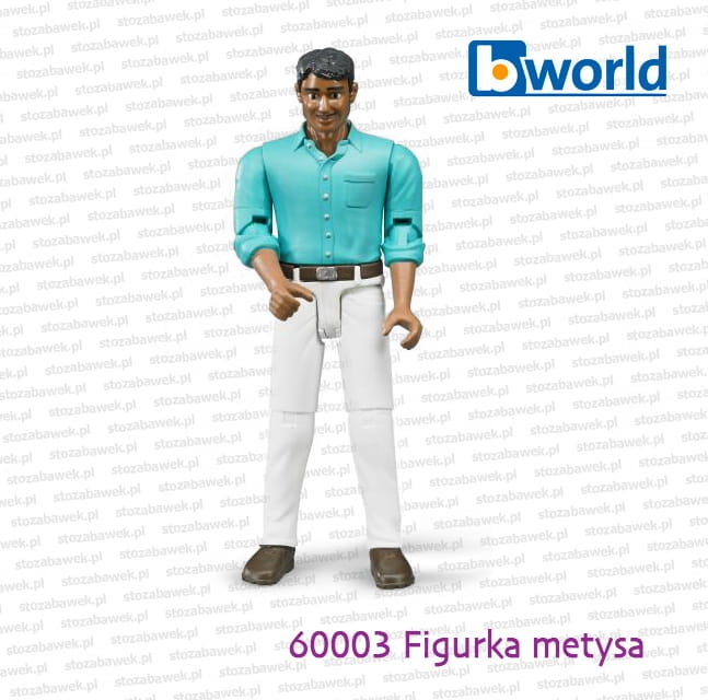 60003 BRUDER Figurka metysa w białych spodniach