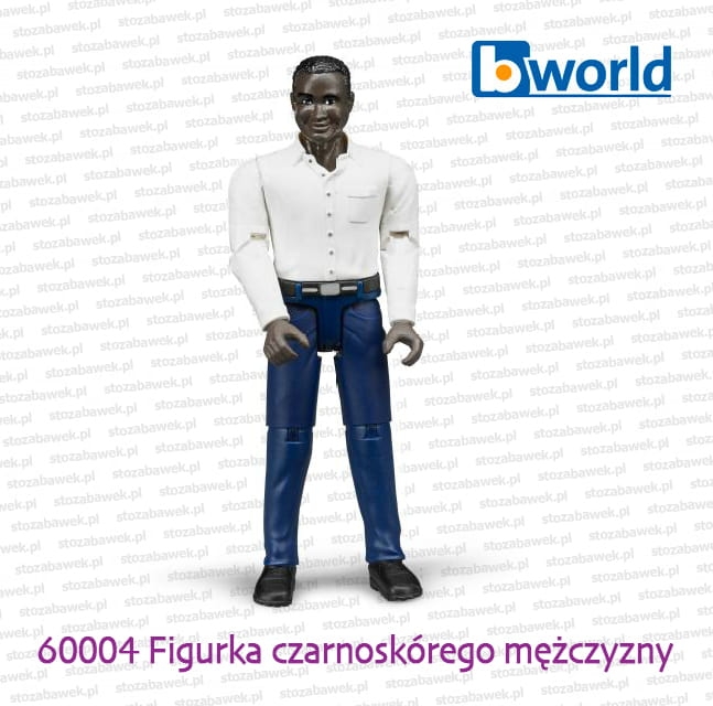 60004 BRUDER Figurka czarnoskórego mężczyzny