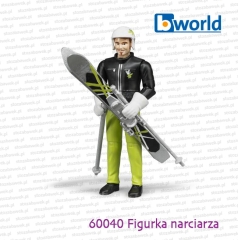 60040 BRUDER Figurka narciarza