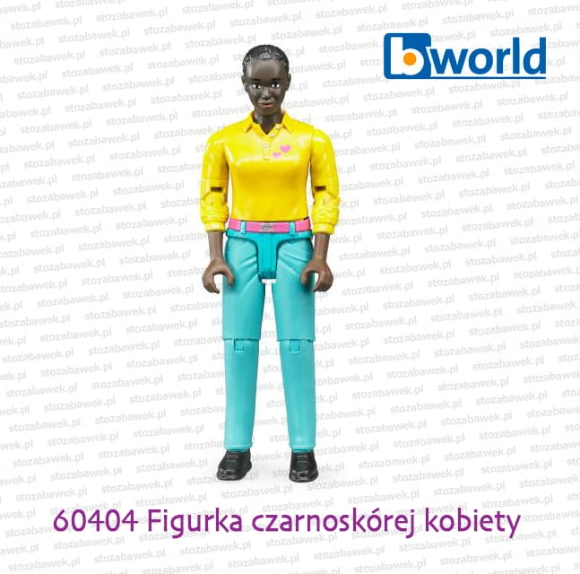 60404 BRUDER Figurka czarnoskórej kobiety