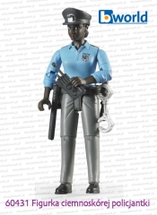 60431 BRUDER Figurka czarnoskórej policjantki
