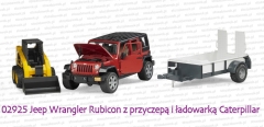 02925 BRUDER Jeep Wrangler Unlimited Rubicon z przyczepą i ładowarką