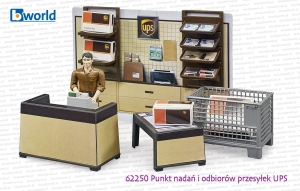 62250 BRUDER Punkt nadań i odbiorów przesyłek UPS