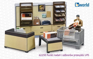 62250 BRUDER Punkt nadań i odbiorów przesyłek UPS
