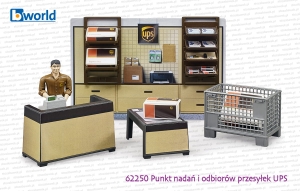 62250 BRUDER Punkt nadań i odbiorów przesyłek UPS