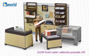 62250 BRUDER Punkt nadań i odbiorów przesyłek UPS