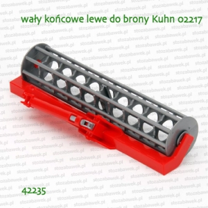 42235 BRUDER Wał końcowy lewy do brony Kuhn 02217