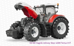 03180 BRUDER Ciągnik rolniczy Steyr 6300 Terrus CVT z otwartą maską