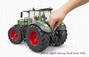 Bruder 04040 Ciągnik rolniczy Fendt 1050 Vario - regulowana wysokość tylnego haka