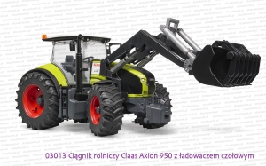 Bruder 03013 Ciągnik rolniczy Claas Axion 950 z ładowaczem czołowym
