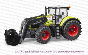 Bruder 03013 Ciągnik rolniczy Claas Axion 950 z ładowaczem czołowym