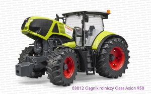 Bruder 03012 Ciągnik rolniczy Claas Axion 950 - otwierana maska od silnika