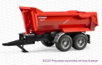 02225 BRUDER Przyczepa wywrotka rolnicza Krampe