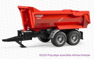Bruder - 02225 Przyczepa wywrotka rolnicza Krampe