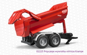 Bruder - 02225 Przyczepa wywrotka rolnicza Krampe