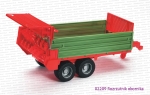 02209 BRUDER Przyczepa rozrzutnik obornika