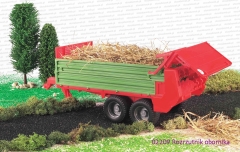 02209 BRUDER Przyczepa rozrzutnik obornika